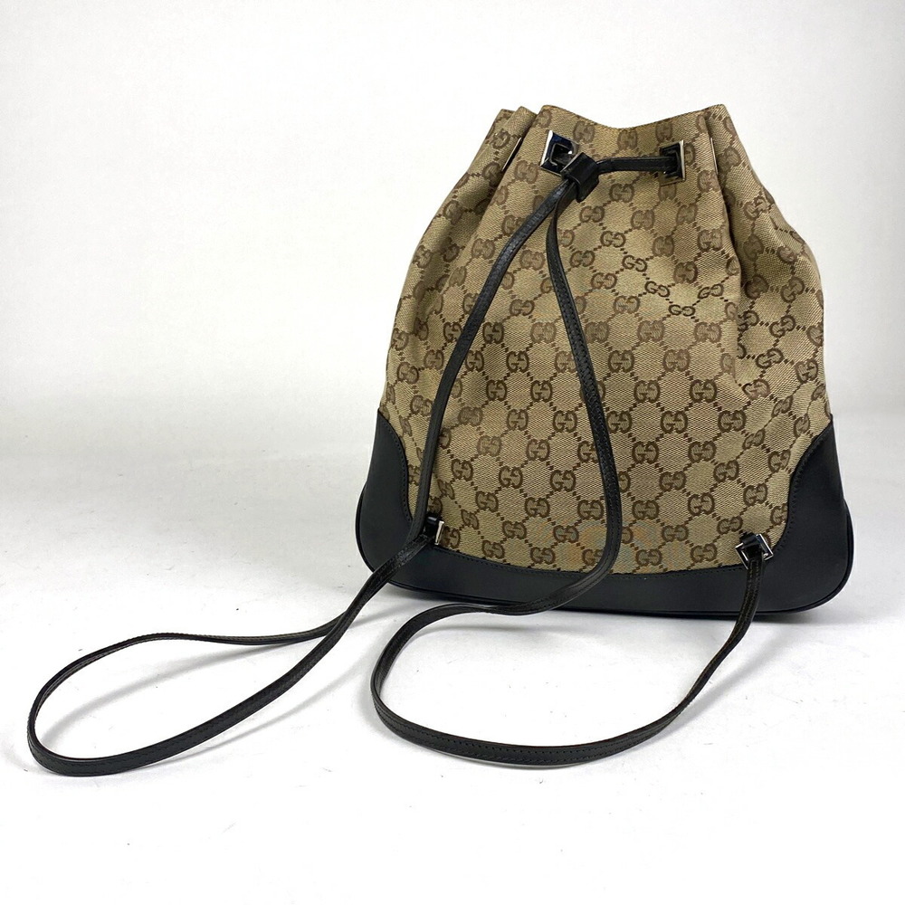 Gucci Gg Pattern Rucksack Drawstring Backpack Gg … - image 2